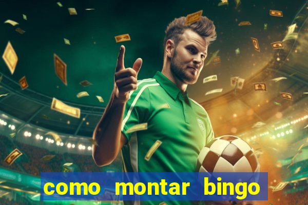 como montar bingo brinquedos toia